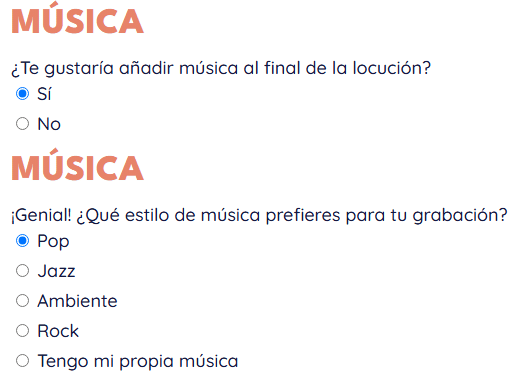 Contratar un mensaje telefonico en varios idiomas Paso musica